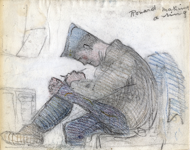 Rouard making a ring