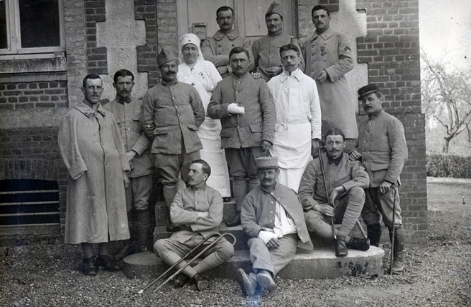 The Sergeants and Mme. Bourdon