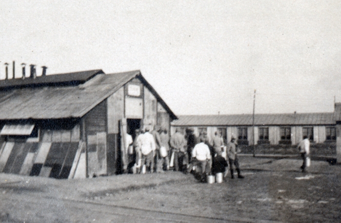 Waiting for Soup Outside the Kitchen