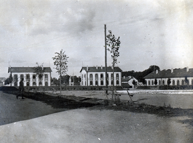 Looking Towards the Hospital Entrance