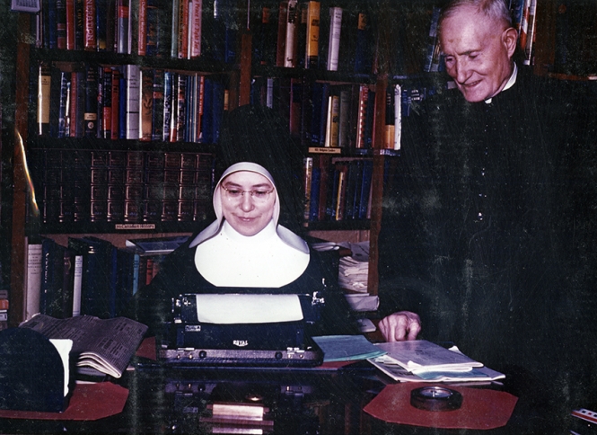 Sister Francis Donnelly and Dr. James J. Tompkins