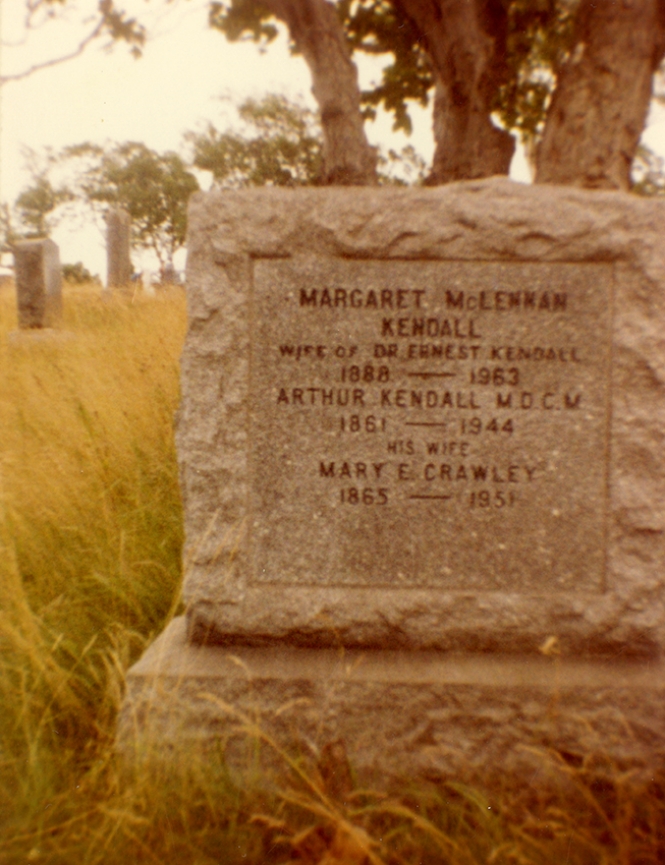 Margaret McLennan Kendall Gravestone