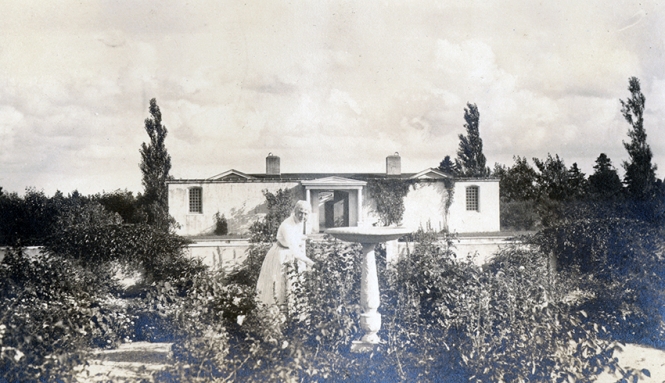 Hetty Kimber in the Rose Garden