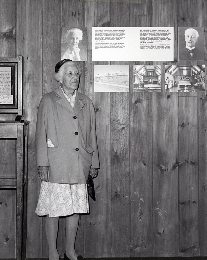 Katharine McLennan at Louisbourg